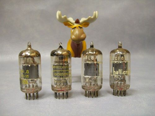 6BL8 / ECF80 Vacuum Tubes  Lot of 4  Hallicrafters / Motorola