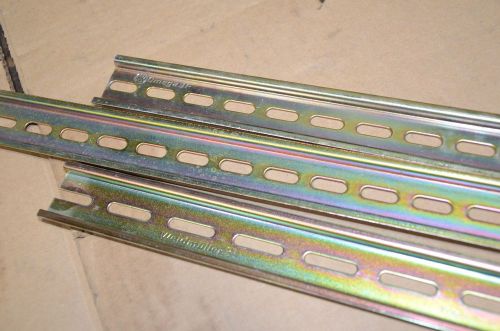 Weidmuller Omega 3F Din Rail Assortment Lot of 3 USED 61 Inches Contact Relay