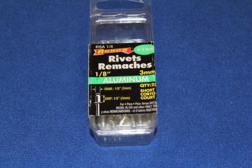 ARROW E-Z PULL - RSA 1/8 - RIVETS - 1/8&#034; DIA X 1/8&#034; GRIP  (25 PER PKG)