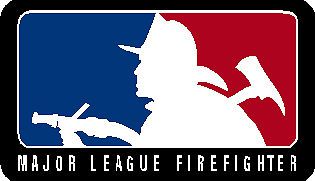 MAJOR LEAGUE  FIREFIGHTER decal sticker fire dept.