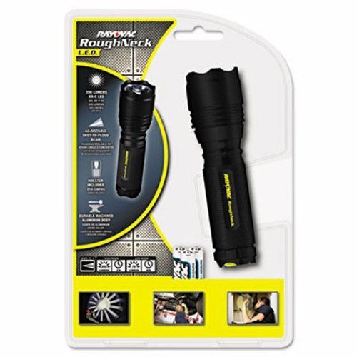 Rayovac LED Aluminum Flashlight, Black (RAYRNT3AAAB)