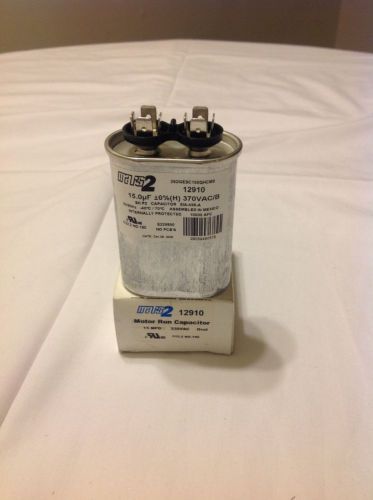 MARS 12910 ,MOTOR RUN CAPACITOR 15MFD 370VAC, 50/60hz --40degree SH P2 capacitor