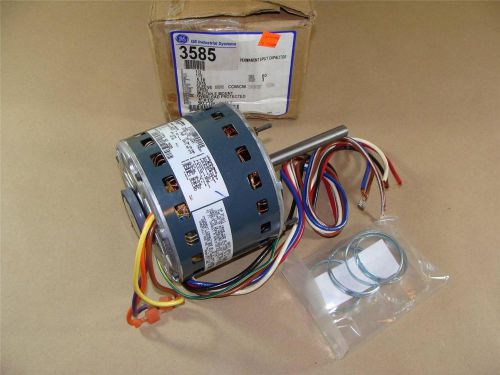 New ge 3585 3-speed furnac fan blower motor 1/3 hp 115v 1ph reversible rotation for sale