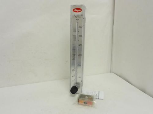 148871 New-No Box, Dwyer RMC-105-SSV Pneumatic Flowmeter, 60-600 SCFH, 1/2 NPT