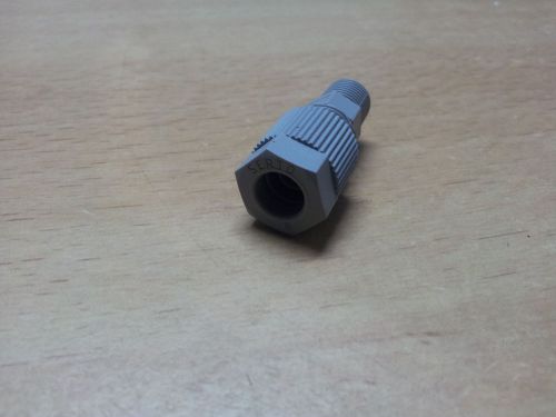 Fitting  SERTO  1/8 BSP male for tube 8mm OD, PVDF