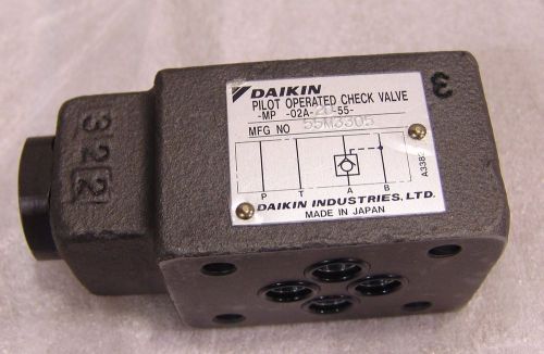 hydraulic check valve daikin mp-02a-20-55 unused  pilot operated