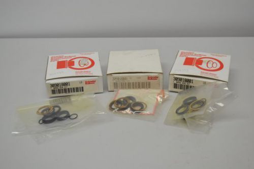 LOT 3 NEW SCHRADER 309018001 BRASS SEAL KIT D237460