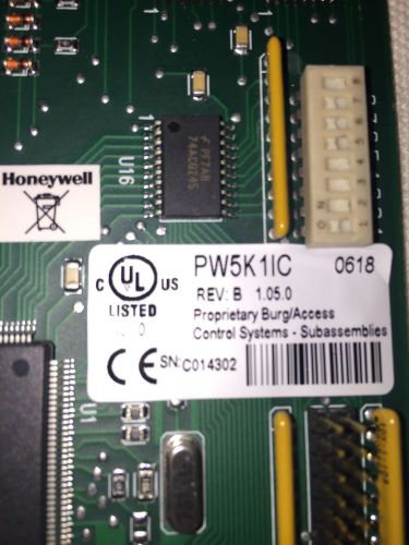 Honeywell prowatch 5000 pw5k11c processor board network card xfmrs for sale