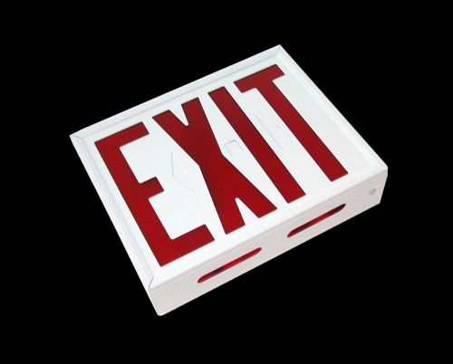 New carpenter lighted exit sign single sided 120 vac model adx-1 for sale