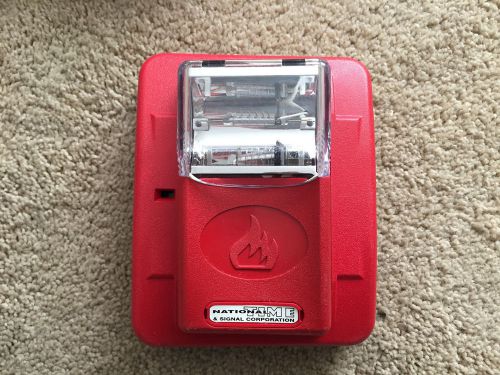 *nib* *new* national time sg-c2ns30 fire alarm remote strobe gentex commander 2 for sale