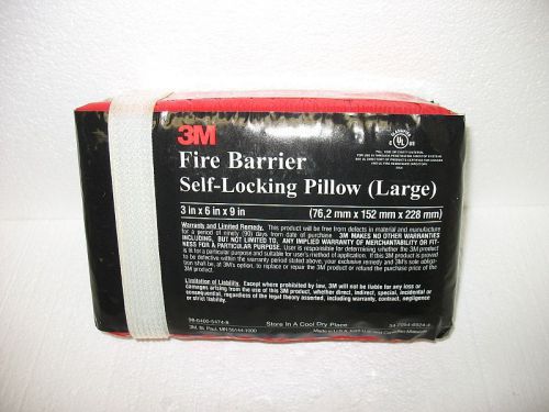 Case of 20 3M Self-Locking Fire Barrier Pillows SLP Large 3&#034; x 6&#034; x 9&#034; New