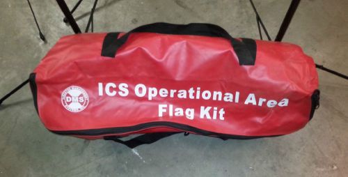 Disaster management systems ics operational area command flag kit for sale