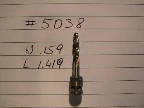 2 NEW Drill Bits #5038 .159 HSCO HSS Cobalt Aircraft Tools Guhring Made in USA