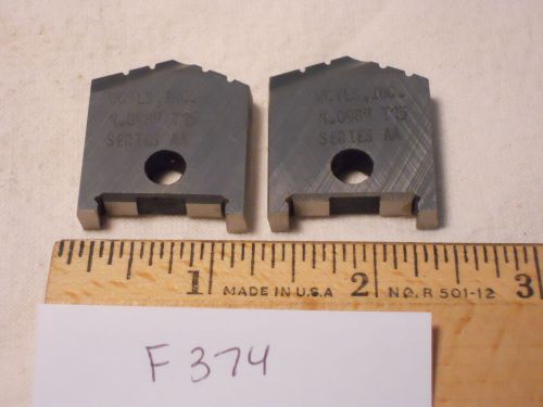 2 NEW WCTLS INC 1.098&#034; ALLIED SPADE DRILL INSERT BITS T15 SERIES (AA) {F374}