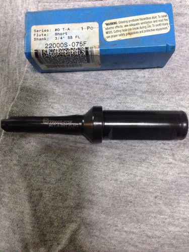 AMEC 22000S-075F #0 T-A Coolant Spade Drill Holder, SHT 3/4&#034; SS FL , ( Allied )