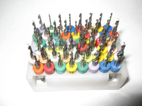 50 micro carbide drills /watchmakers, machinists/gunsmiths #60 to 5/32&#034; for sale