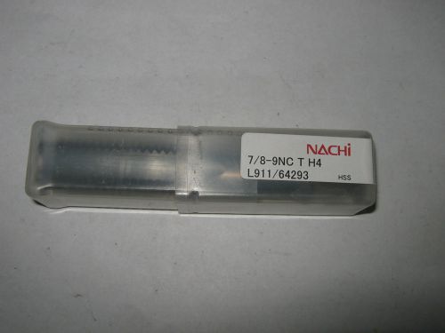 1 pc Nachi 64293 HSS Hand Tap, 7/8-9NC T H4, New