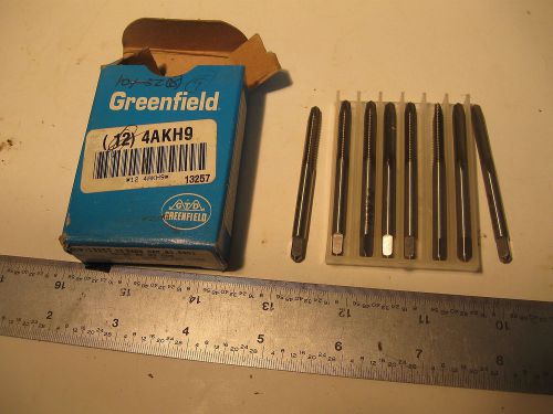 7 pc Greenfield 10-32NF 2F Gun Taps Spiral Point 13257 5301           (20)