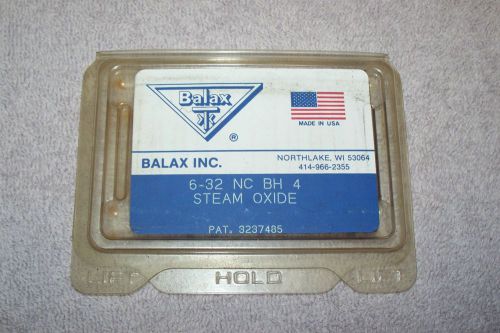 BALAX  THREAD FORMING TAPS     6-32  NC   BH4     STEAM OXIDE     10 PCS