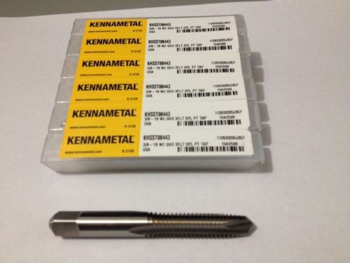 Kennametal - 1542598 - Spiral Point Taps | Series/List: 5301 ,3/8-16 ( PKG C/6 )