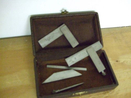 ATLAS LATHE SOUTHBEND5  5  PIECE TOOL&amp;DIE MAKERS  SQUARE SET WITH CASE