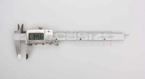 6&#039;&#039; Water/Oil Resistant Electronic Digital Caliper, IP67 Metal Cover, #1199-W616