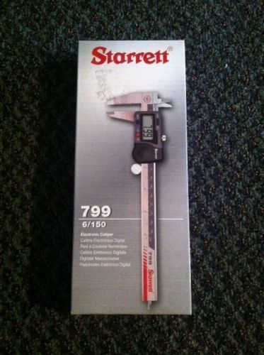 Brand New In Box Starrett 799A-6/150 0 to 6-inch Range Electronic Caliper