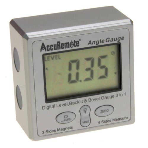 Digital Angle Cube w/BACK LIGHT Gage Electronic Gauge Protractor Magnetic Base