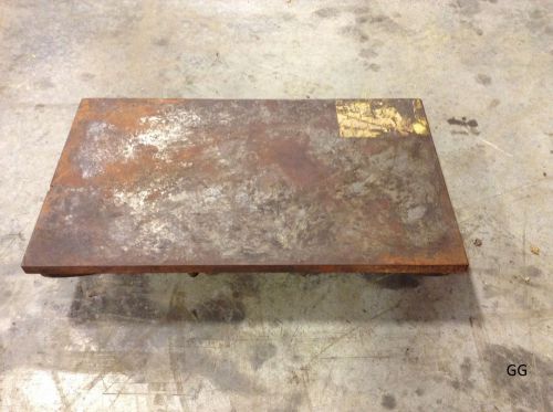 Steel inspection surface plate bench table top 24&#034; x 14&#034; for sale