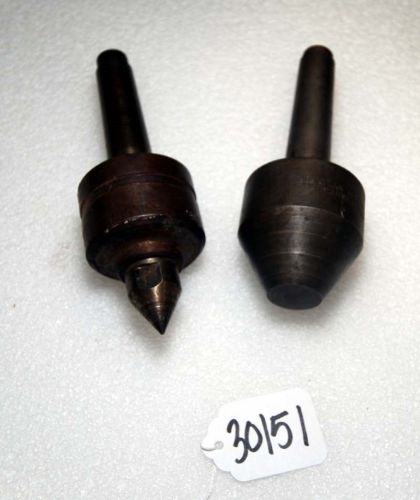 2 Live Centers Both #3 Morse Taper (Inv.30151)