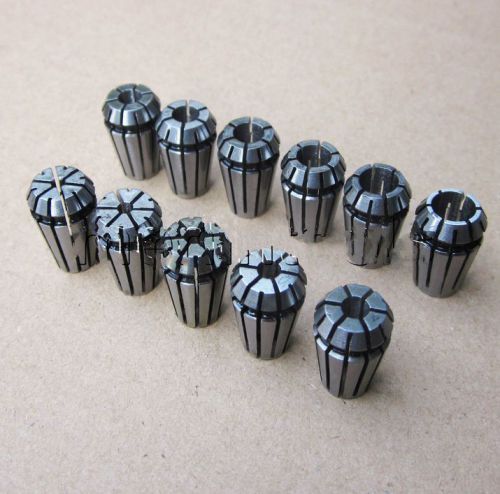 New 11PCs Precision ER11 Spring Collet Set 2 2.5 3 3.5 4 4.5 5 5.5 6 6.5 7mm