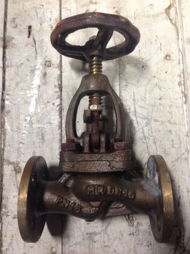 5/8&#034; Powell ? Brass Flanged Gate Valve DN15 PN16 MR Flange