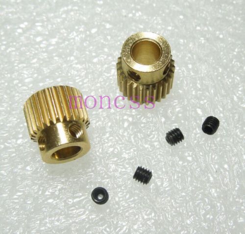 1pcs MK8 3D printer copper 26 tooth extruder gear