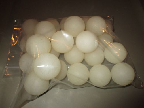 NEW LOT OF 25 POLYPROPYLENE 1-1/2&#034; 1.5&#034; NATURAL FLOAT BALLS, NEW