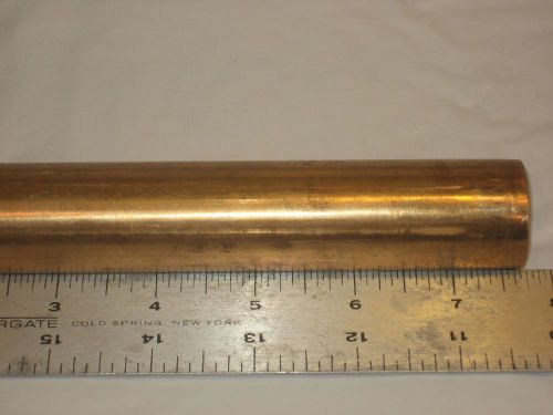 BERYLLIUM COPPER 1.128&#034;Dia. round bar stock end cut approx. 7.250&#034; long- 1 pc.