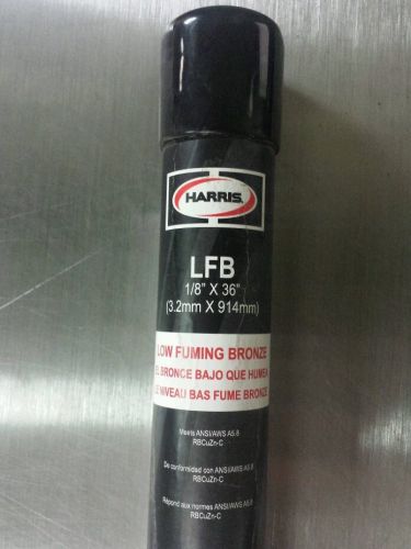 Harris Low Fuming Bronze 1/8&#034; x 36&#034; x 3lb Tube