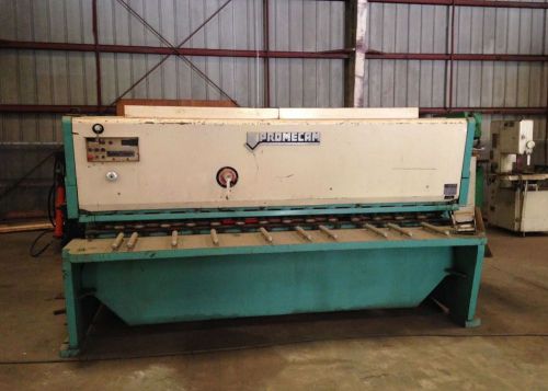 AMADA PROMECAM 1/2&#034;x10&#039; HYDRAULIC SHEAR EXTRA BALDES- cincinnati chicago