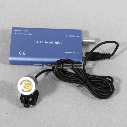 SALE 2014 New LED BLUE Head Light for Dental Surgical Binocular Loupes