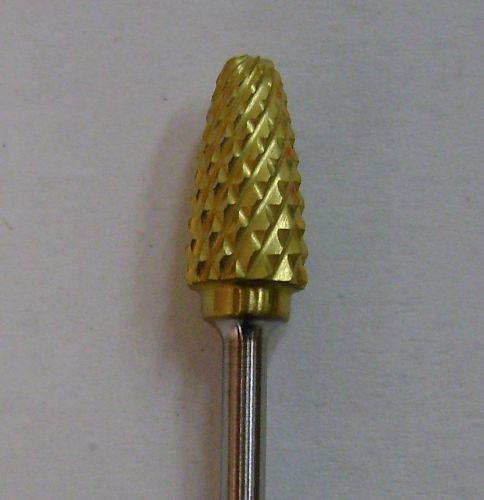 Lab Carbide Bur 84T Titanium Nitride HP Shank