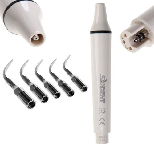 1 dental Ultrasonic Scaler Piezo handpiece With 5 EMS/Woodpecker Scaling tips G1