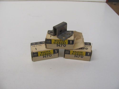 LOT OF 3 ALLEN BRADLEY N70 HEATER ELEMENT NIB!!!