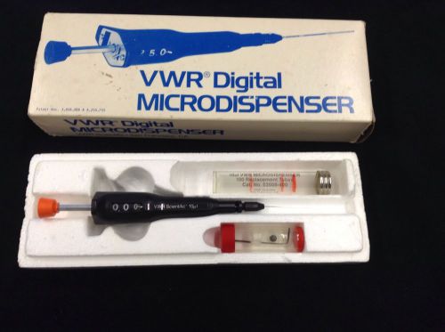 Vwr digtal microdispenser digital cat. no.53506-100 pipette for sale