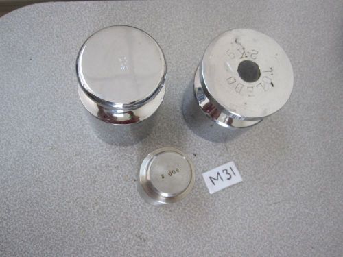 (3) Scale Calibration Weight for Scales -- (2) 2kg and (1) 600g