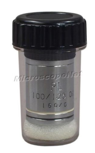 PL 100X/1.25 160/0 Oil Objective Metalllurgica Scopes