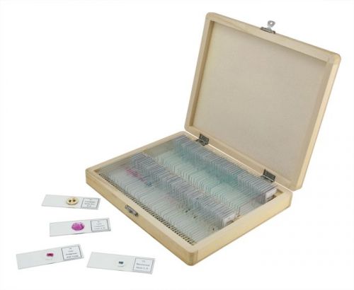 Celestron 100 Different Prepared Microscope Slides Set - NEW