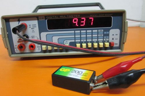 GW DIGITAL MULTIMETER MODEL GDM-8035F