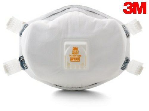 Lot of 2 3M 8233 Particulate Respirators NIOSH N100 - FREE SHIPPING