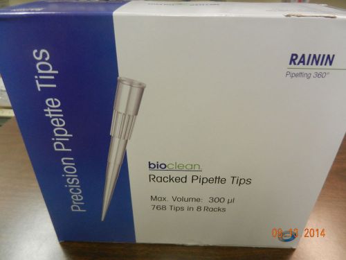 Mettler Toledo BioClean RT-L300F Racked Pipet Tips 300ul Sterile 768pcs