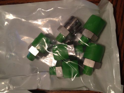 Lot of 6 swagelok cajon ss hex reducing nipple 1/2&#034; mnpt x 1/8&#034; mnpt, ss-8-hrn-2 for sale