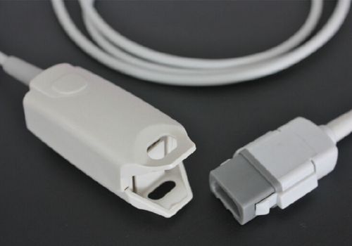 compatible Ohmeda Trusat adult clip SpO2 sensor, 3m/10ft, compatible OXY-F4-MC